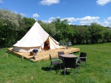 Boutique Glamping in beautiful bell tents, Devon